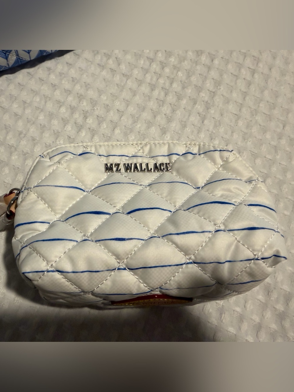 MZ Wallace Porcelain Blue/Multi Double Zip Cosmetic Bundle - Picture 9 of 16